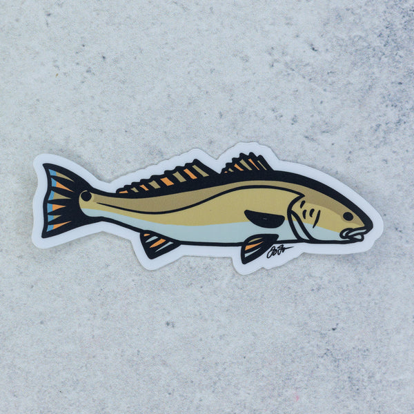 Simple Redfish Decal