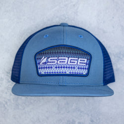 Sage Patch Trucker Hat - Striper