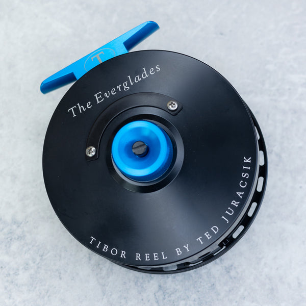 Tibor Everglades Reel - Frost Black/Aqua