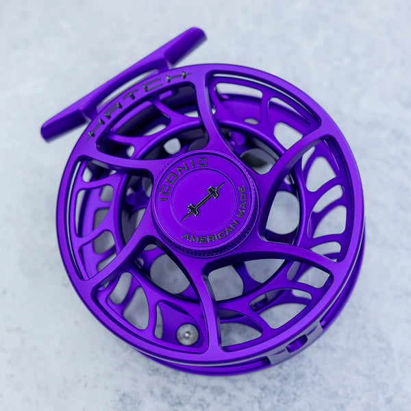 Hatch Iconic 5+ Fly Reel Limited Phantom Purple