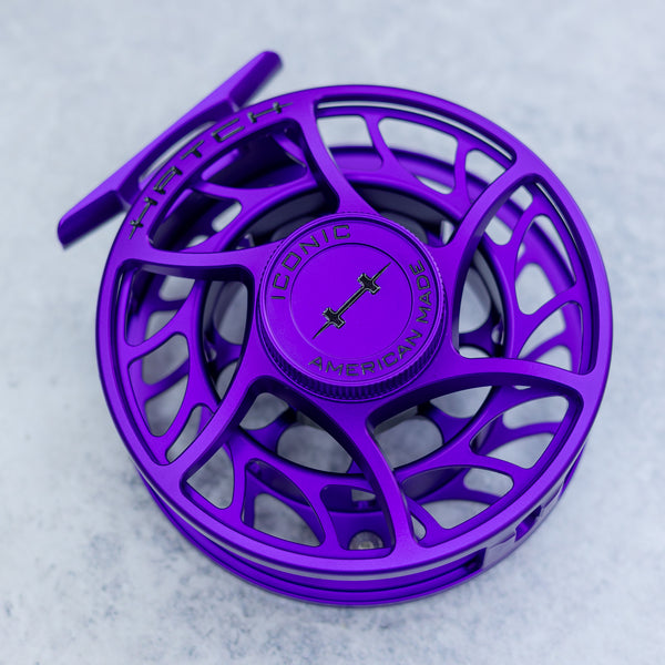 Hatch Iconic 7+ Fly Reel Limited Phantom Purple