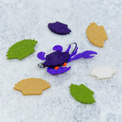 Felt Laser Shells - Blue Crab